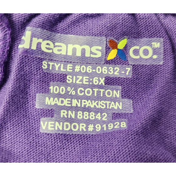 Dreams Co., Straight Leg, Elastic/Drawstring Waisted Pants, Women's Size 6X - Picture 4 of 7